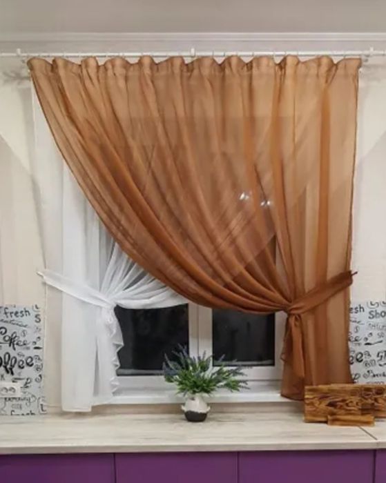 Штори. Комплект. Гарна якість. Багато кольорів на вибір.