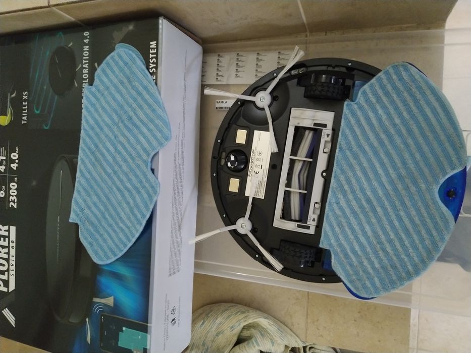 robot limpeza rowenta x-plorer serie 60, novo.