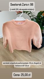 Morelowy sweterek Zara 92/98