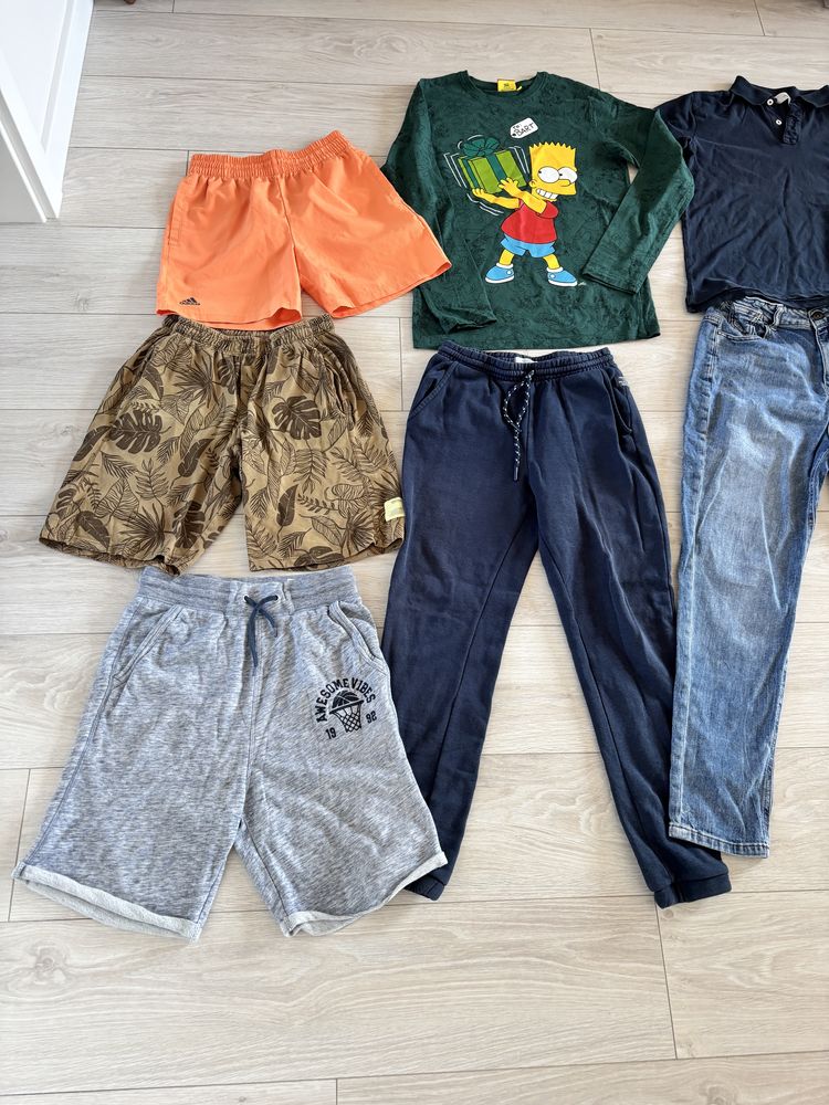 Zestaw ciuchów chłopiec h&m reserved 164