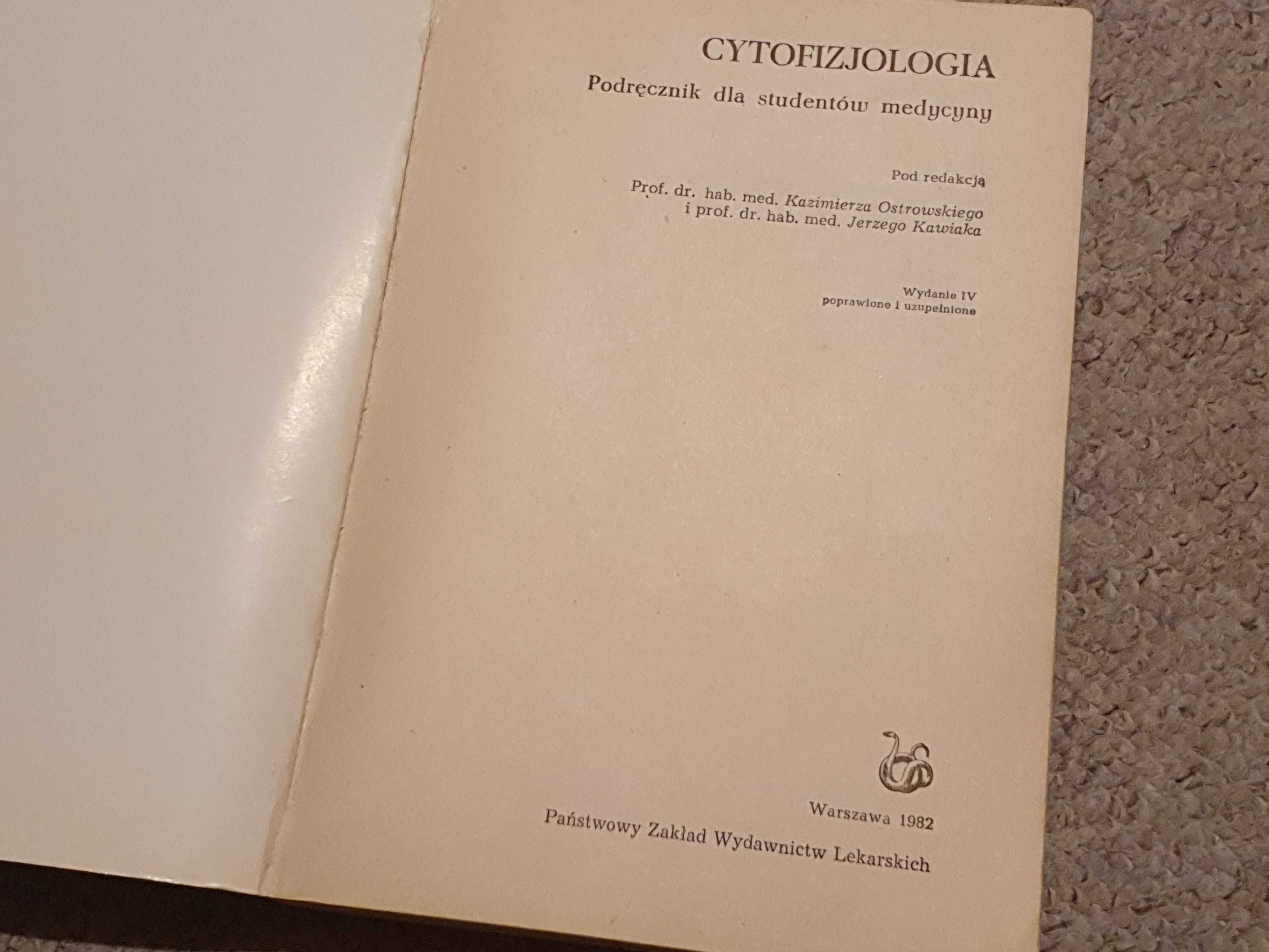 Cytofizjologia. Podręcznik dla studentów medycyny.