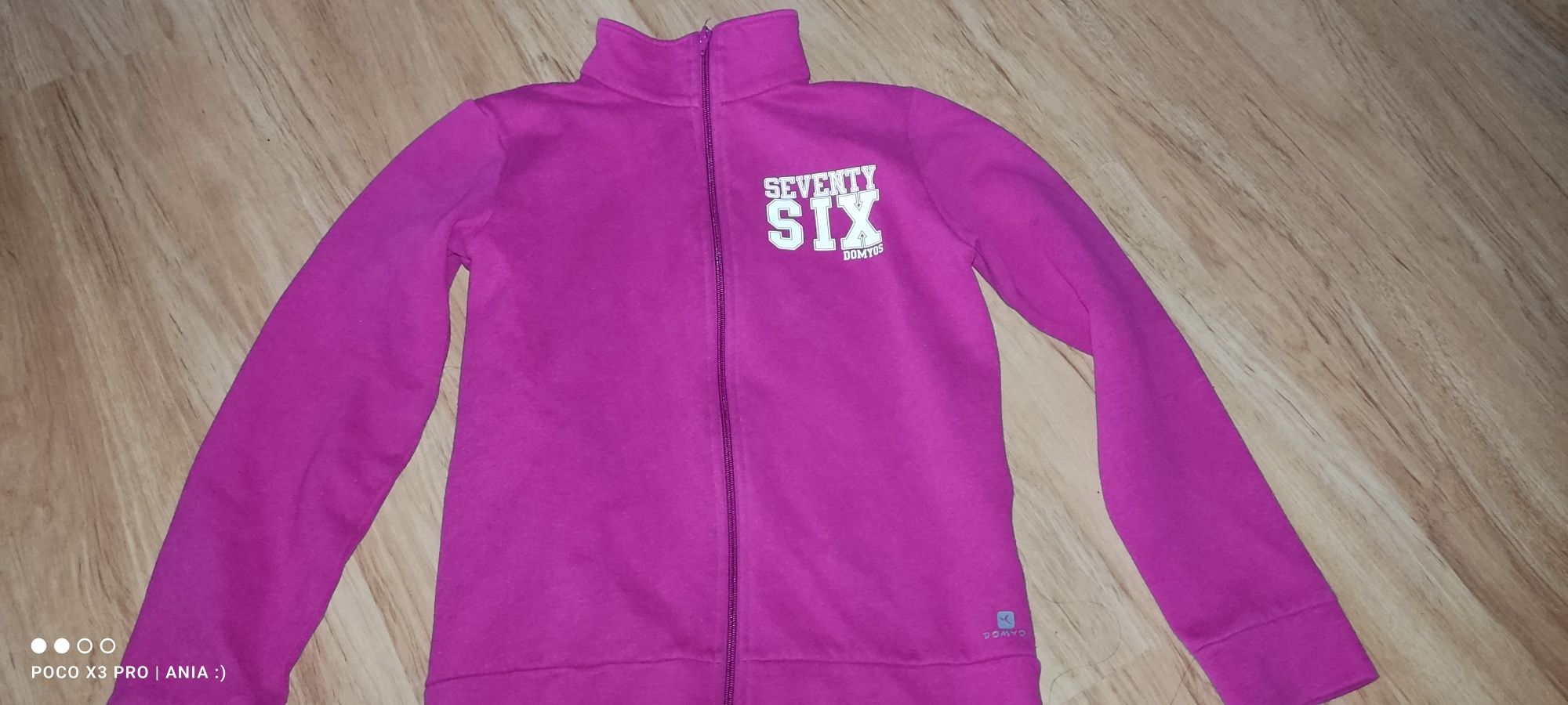 Bluza polarowa dziewczęca 133-142 Domyos Decathlon