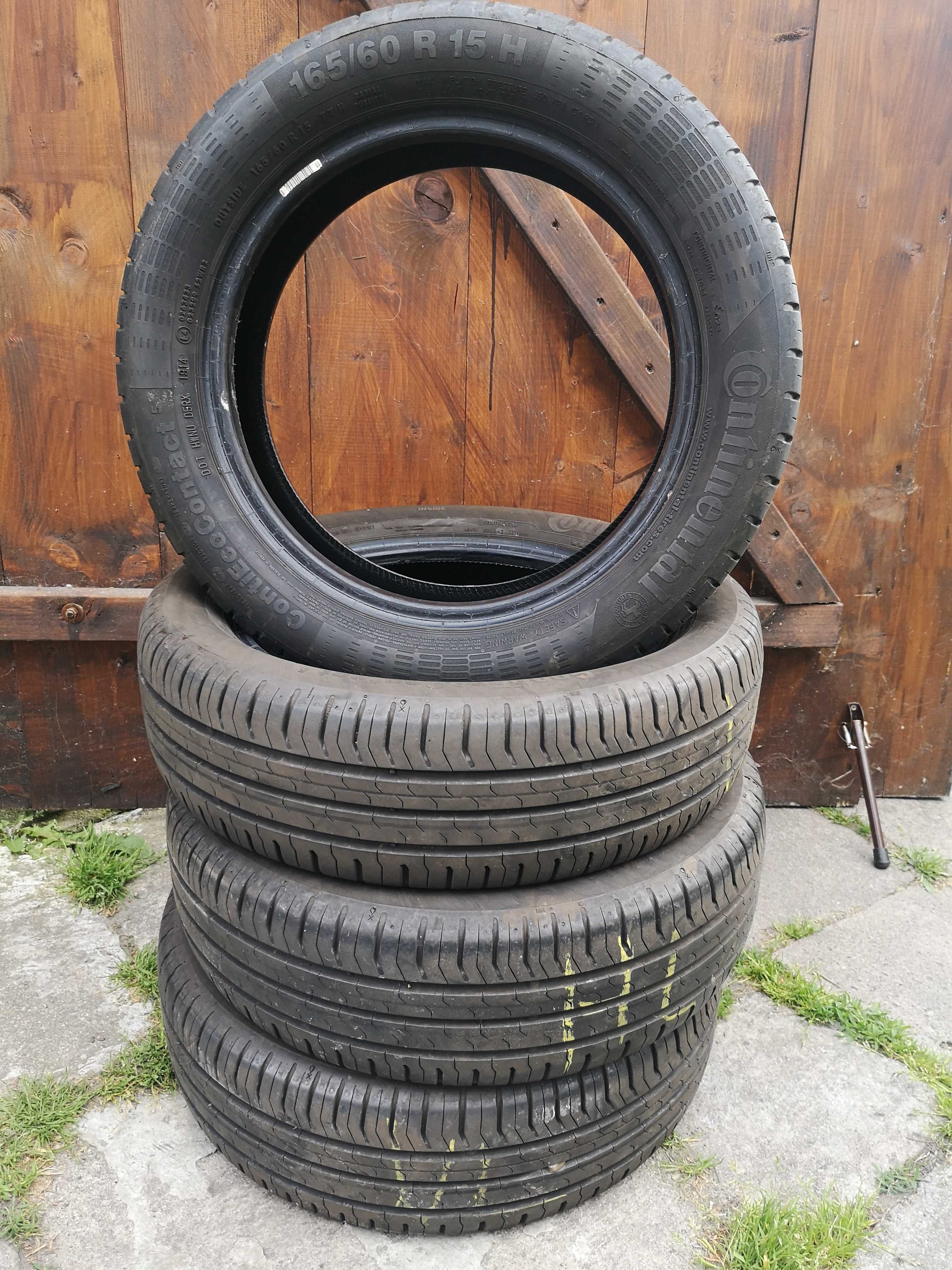 Komplet opon letnich Continental 165/60R15!! Okazja