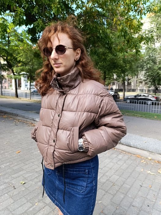 Куртка еко-шкіра , капучіно