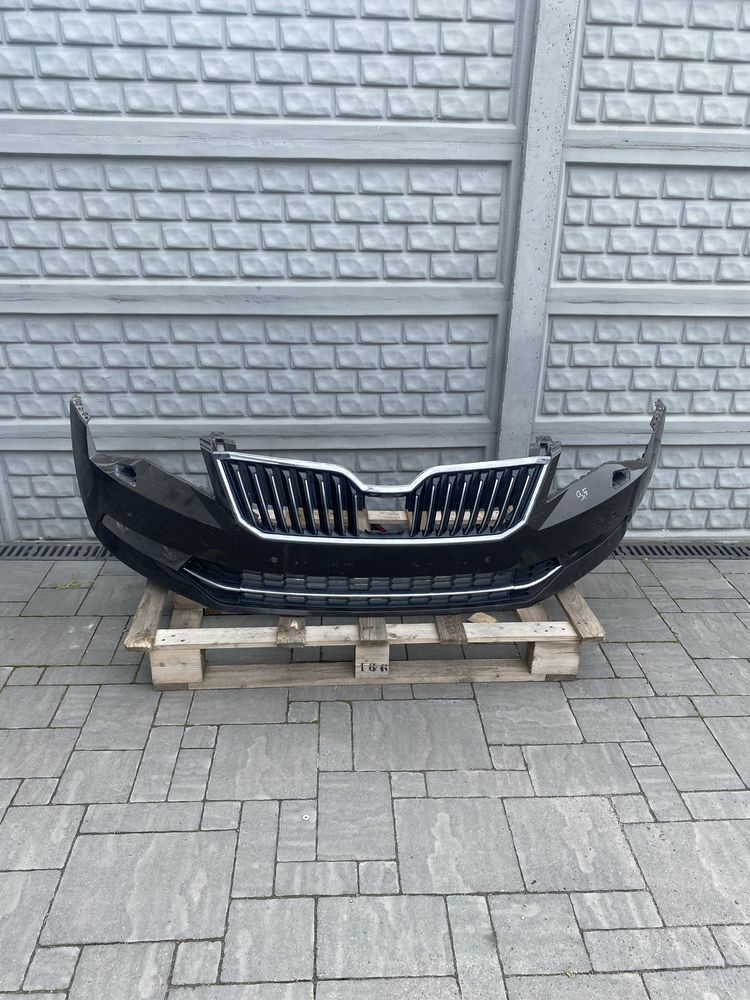 Бампер шкода, Бампер Skoda A7 рест, бампер СуперБ, Бампер SuperB