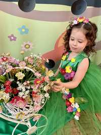 Сукня плаття платье пишне свято весни веснянка садок квітка зелене