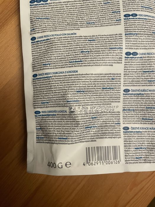 Wolf of wilderness Sucha karma dla psów łosoś Blue River 400g