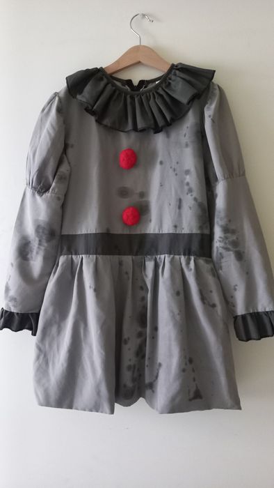 Fato de palhaço assassino, 10-12 anos