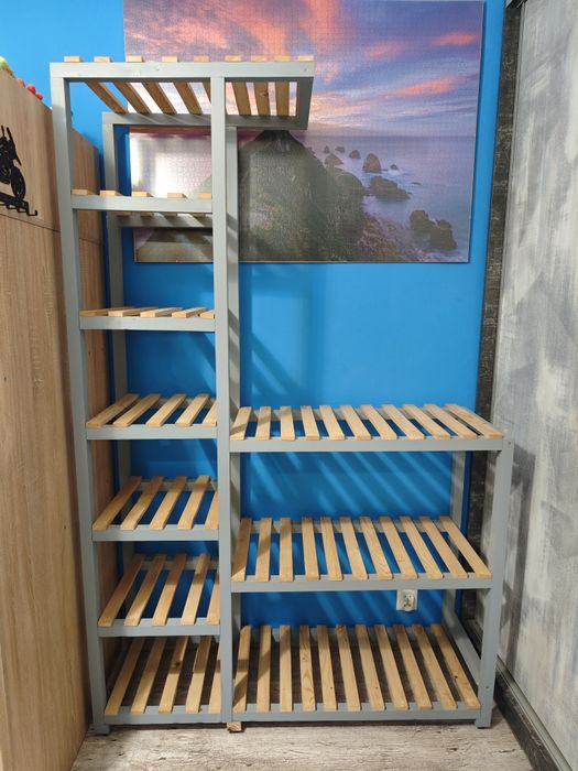 Regał drewniany na kwiatki / kwietnik