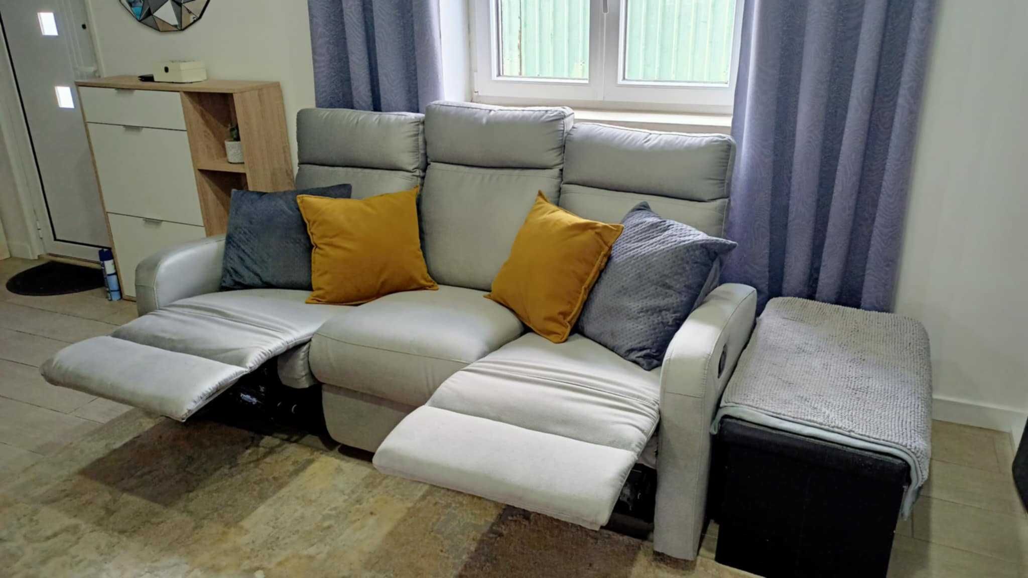 Sofás relax em microfibras 3 lugares + 1