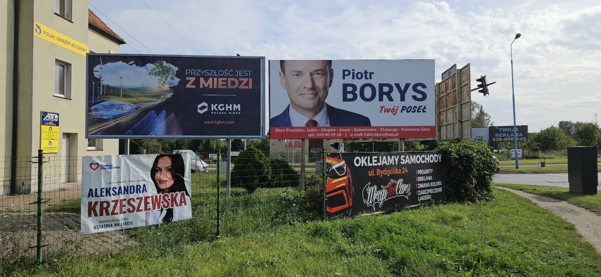 Miejsce na reklamę Legnica - BILBORD - tablica reklamowa - BANER