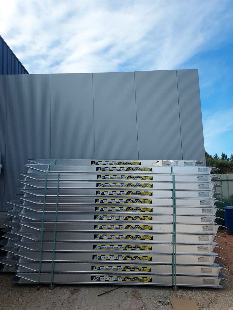 Rampas de aluminio de 2,5 3 3,5 4 e 4,5 metros