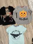 2 bluzki nowe dynia i swiateczna oraz t-shirt rozmiar 134