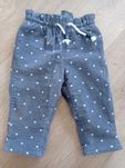 H&M Sztruksowe spodnie z podszewka 68cm