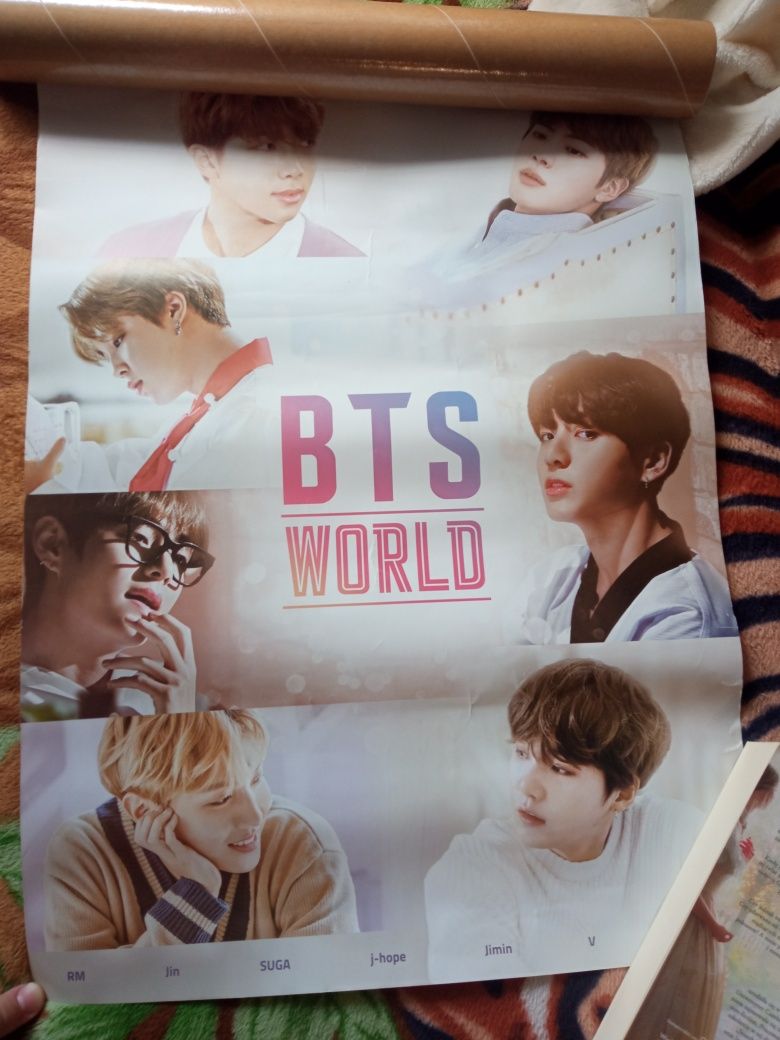 plakat bts world oryginalny army kpop