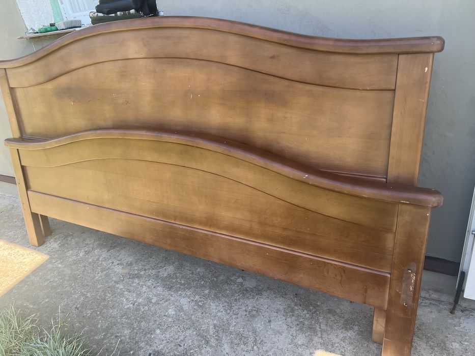 Ліжко дуб коричневе