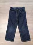 Spodnie granatowy jeans kieszonka falbanka 'Gap' 86/92