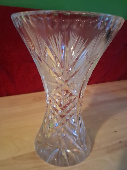 Wazon kryształowy z PRL
