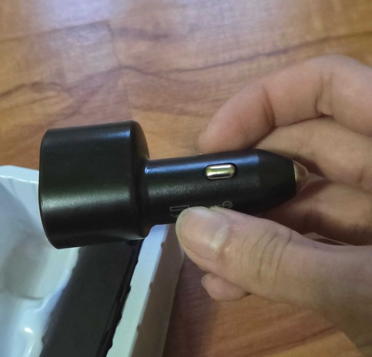 Oryginalna Szybka Ładowarka Samochodowa Samsung plus Kabel 1 metr