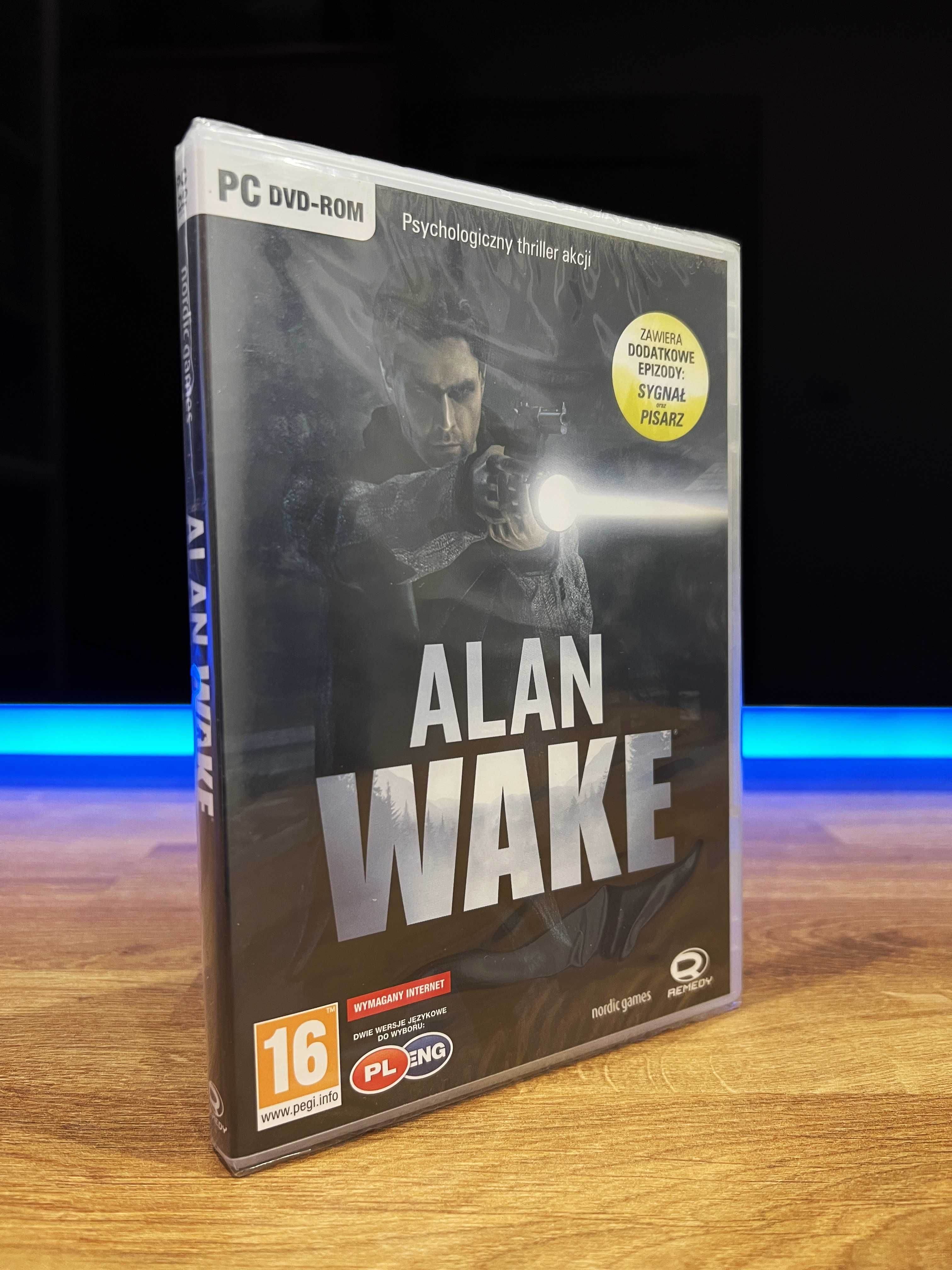 Alan Wake Nowy Folia (PC PL 2013) DVD BOX polskie wydanie