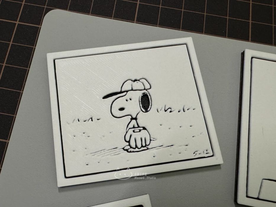 Snoopy "Baseball" Íman Frigorífico