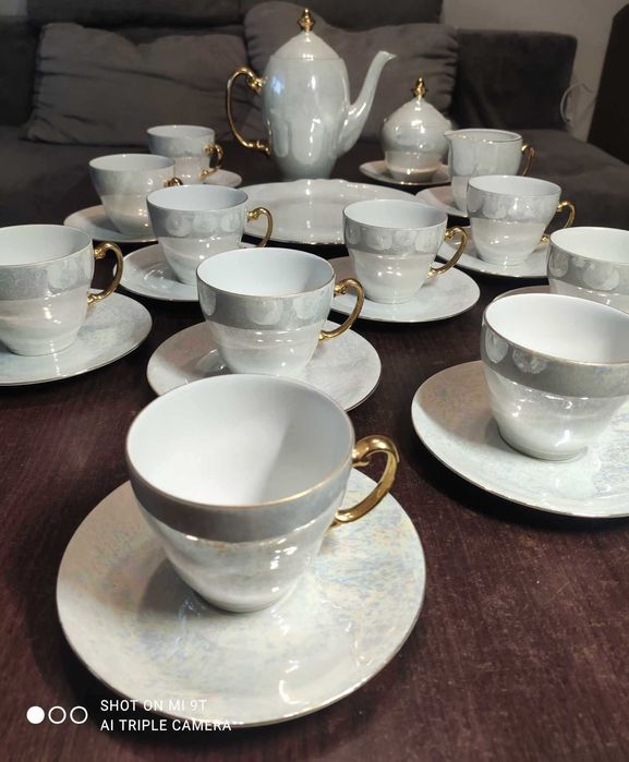 Porcelanowy serwis do kawy- Fabryka Porcelany Włocławek