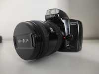 Zestaw aparat analogowy Minolta 300si, obiektyw Minolta AF 28-105mm