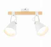 Lampa sufitowa LED w stylu vintage LIVARNO home, biała