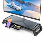 MOOJAY Składany Stojak Podstawka Pod Monitor Gamingowa USB 3.0 RGB Cza