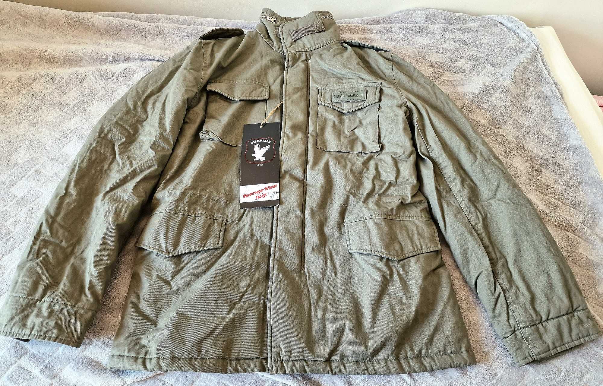 Kurtka Surplus Paratrooper Winter Jacket - Oliwkowa rozmiar L