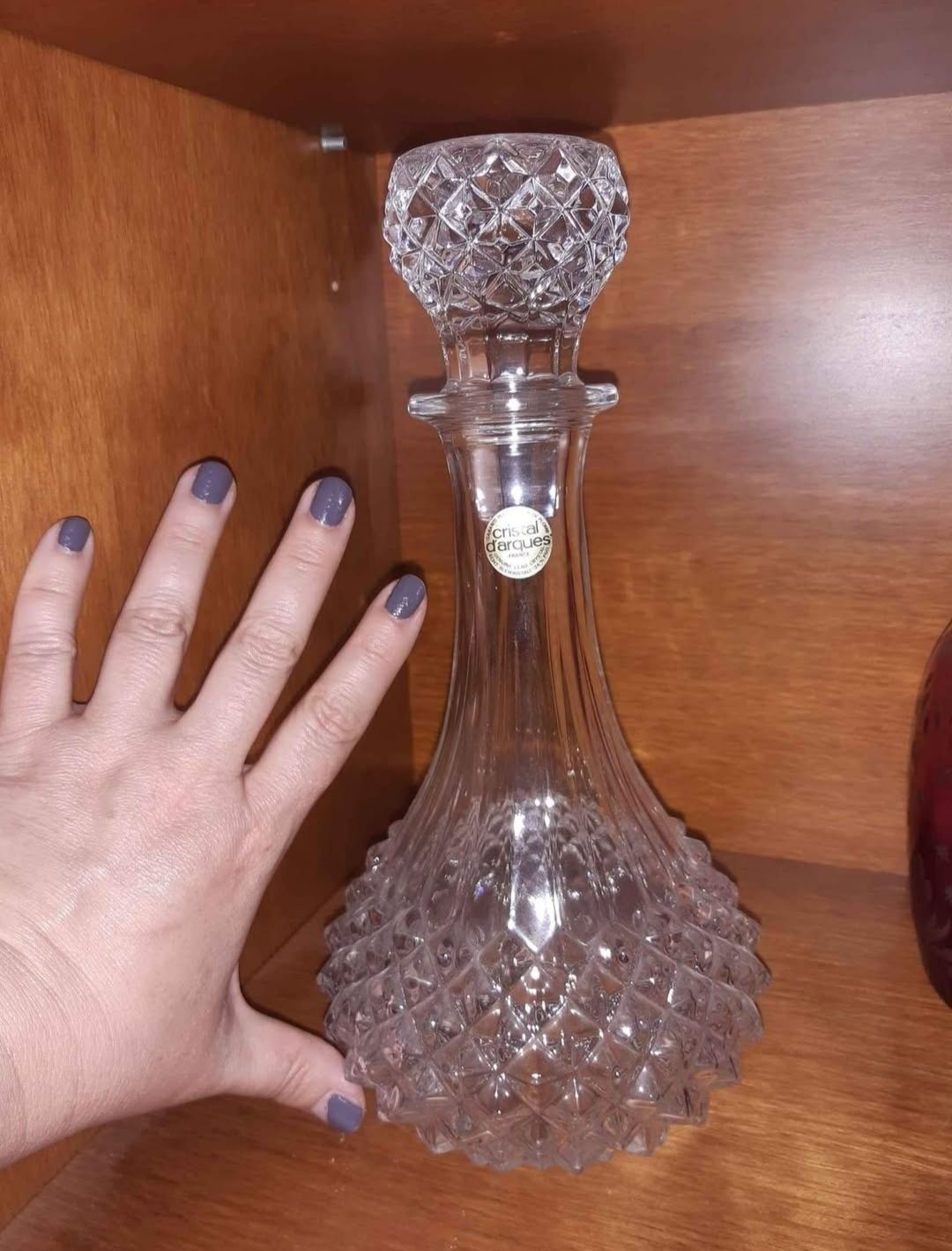 Garrafa de licor da Cristal d'Arques