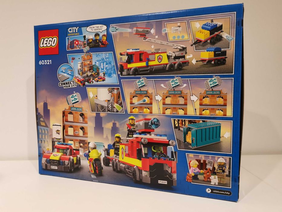 LEGO City – Equipa de Bombeiros Sapadores 60321 - Novo e Selado!