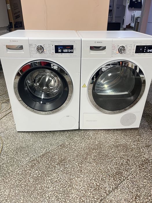 Комплект Bosch 8 серії пралка + сушка