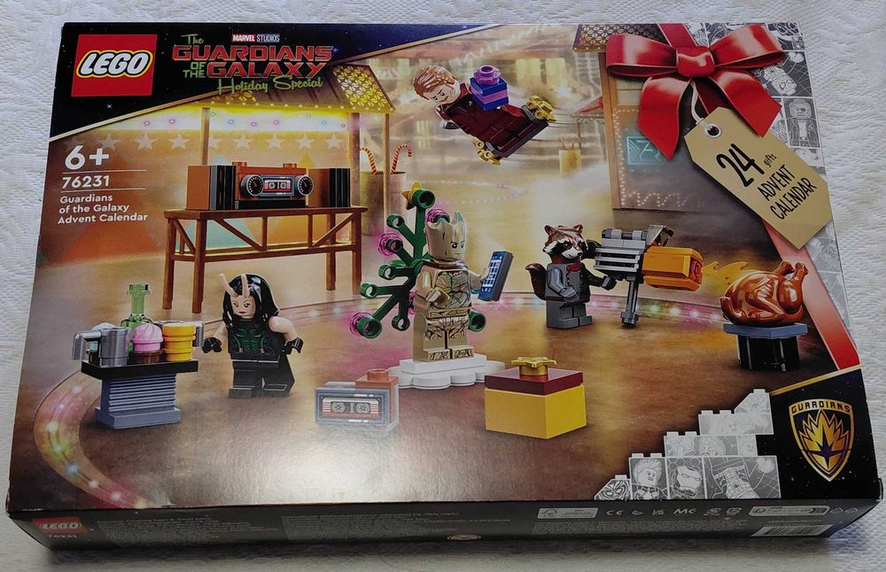 lego marvel 76231 guardians of the galaxy advent calendar selado