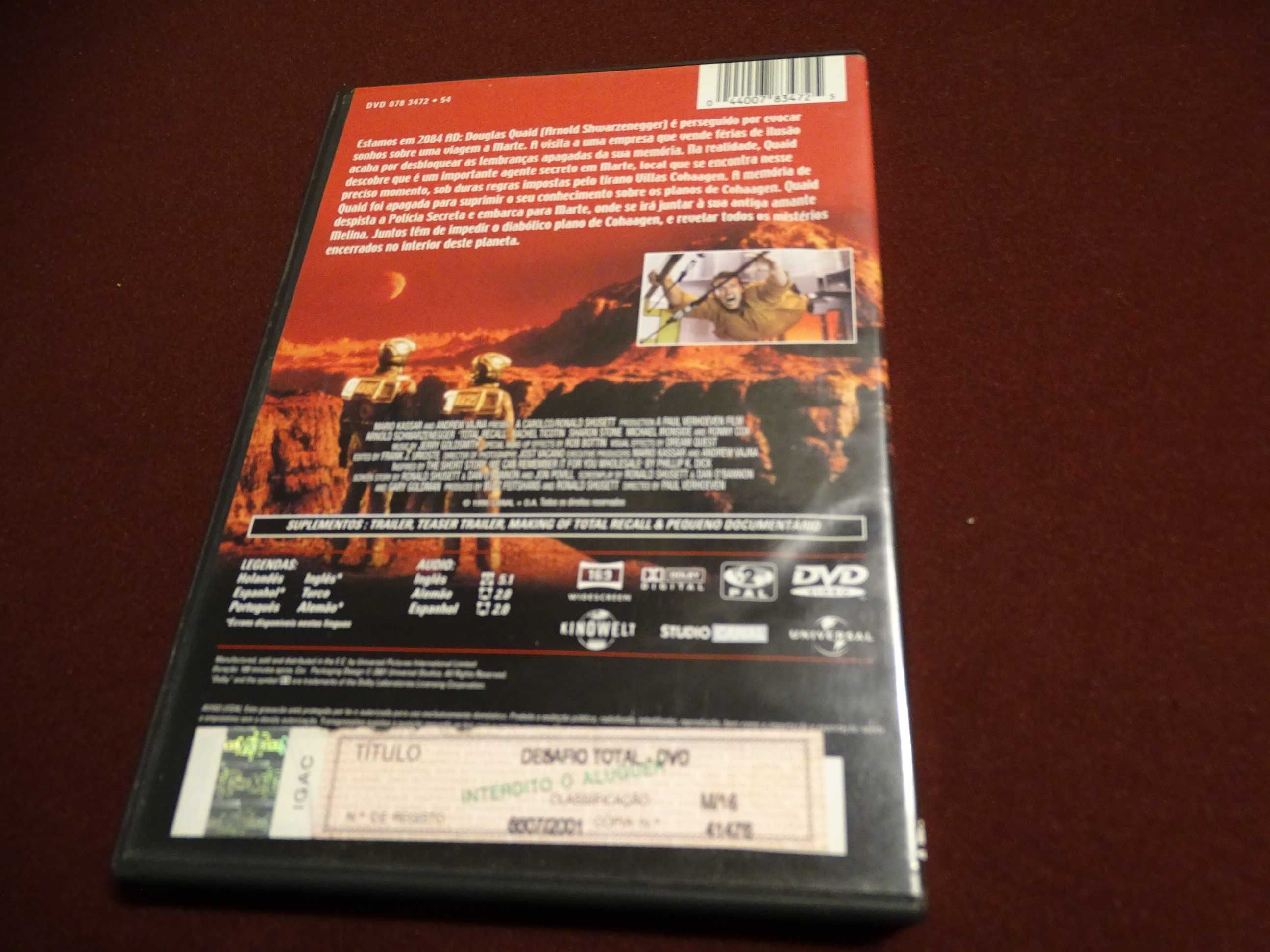 DVD-Desafio total/Total Recall-Schwarzenegger