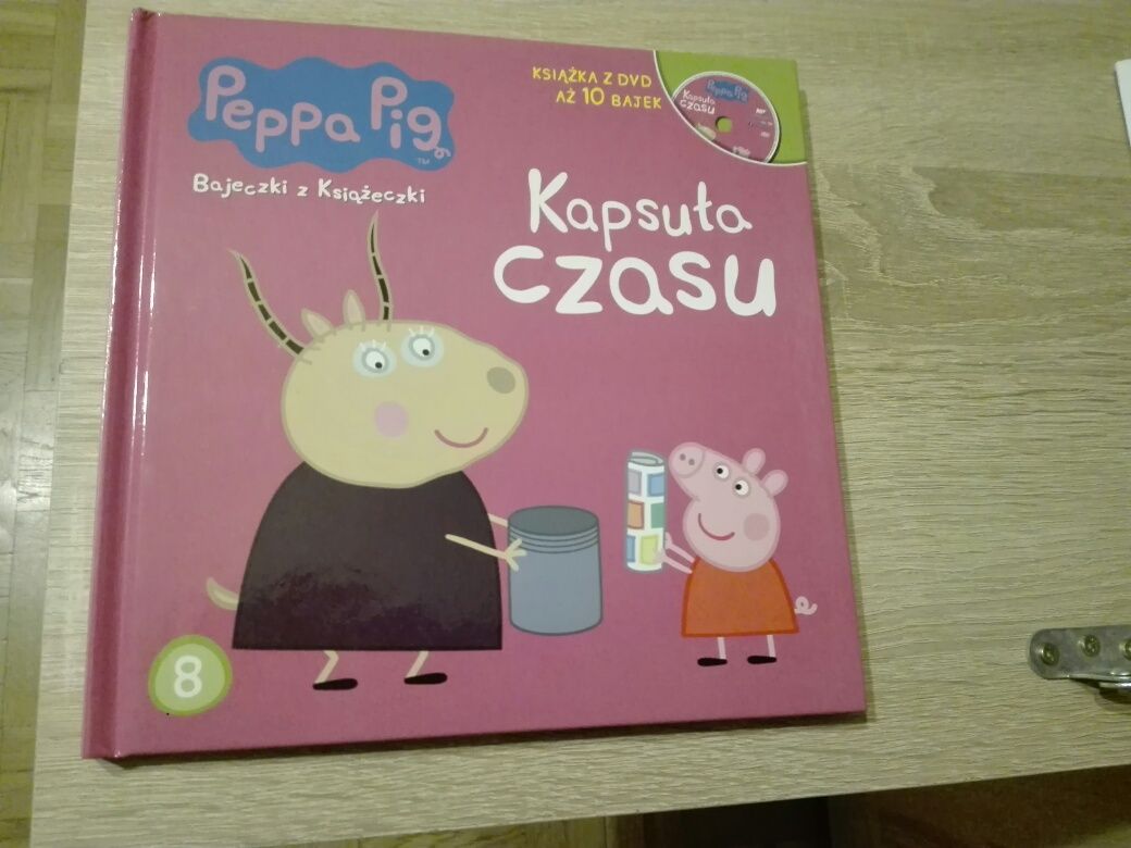 Książka z DVD Peppa Pig Kapsuła Czasu