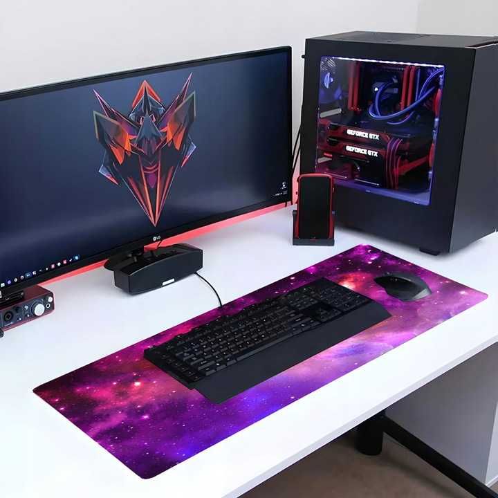Gamingowa Biurowa Podkładka Pod Mysz Na Biurko Xxl Gracza Duża 80x40