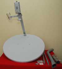antena satelitarna 90 cm + konwerter + ka-band konverter + internet