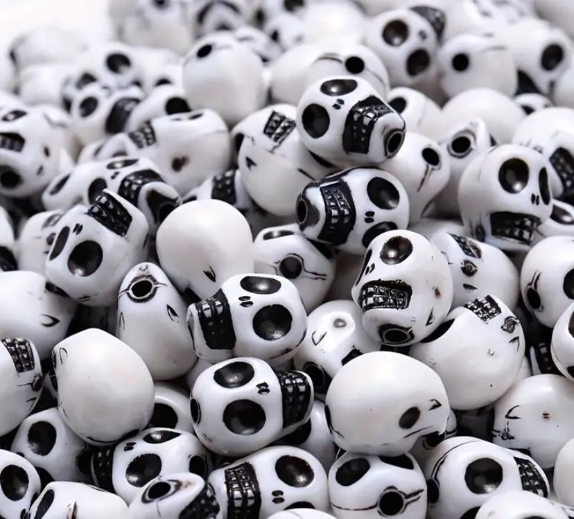Mini caveiras - misangas