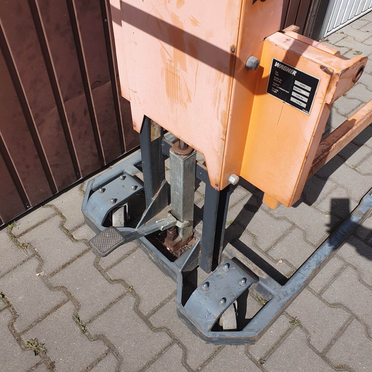 Wózek widłowy paleciak ręczny WAGNER HS05 500kg 40 cm
