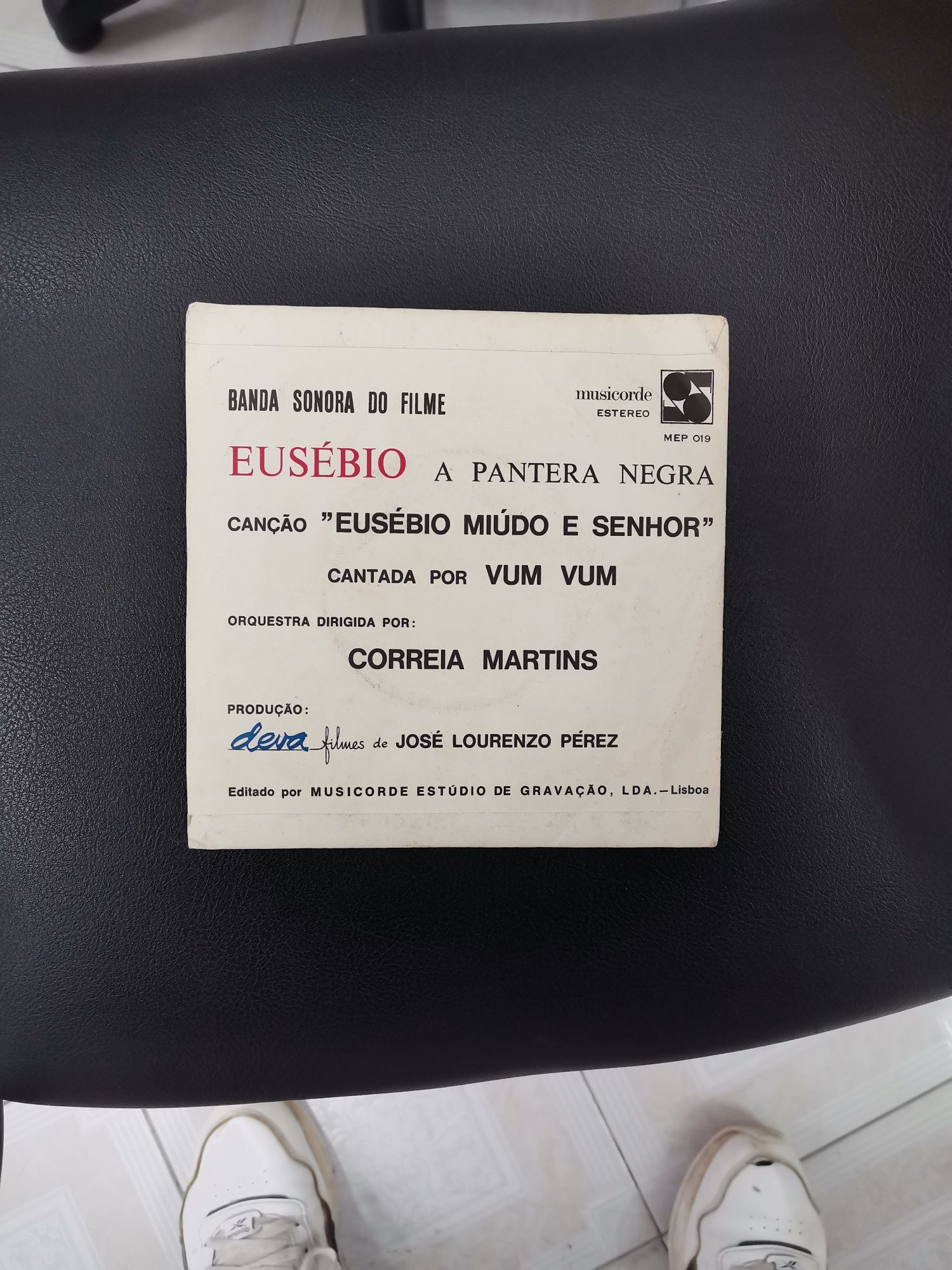 Disco de vinil "Eusébio"