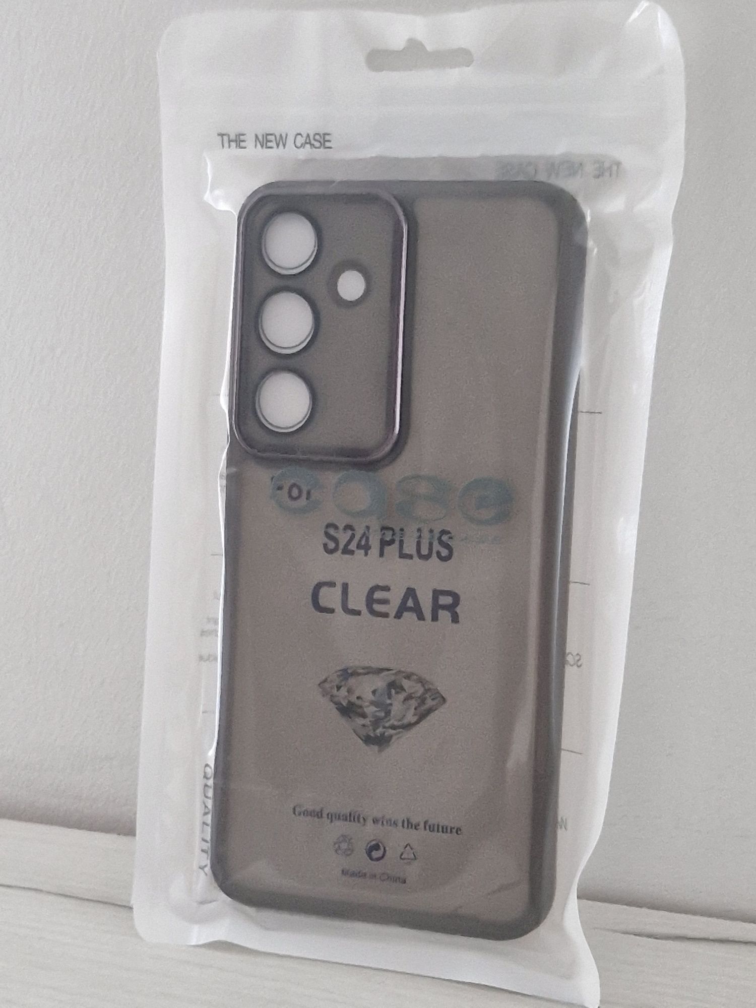 Protective Lens Case do Samsung Galaxy S24 Plus czarny clear