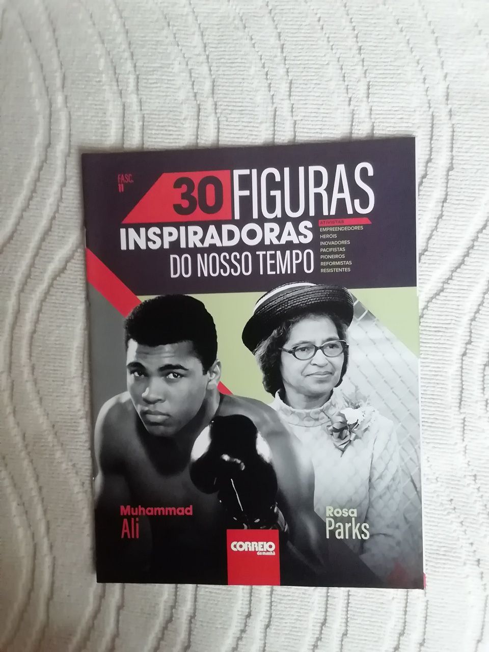 Fascículo n° 11 de "30 figuras inspiradoras do nosso tempo", novo