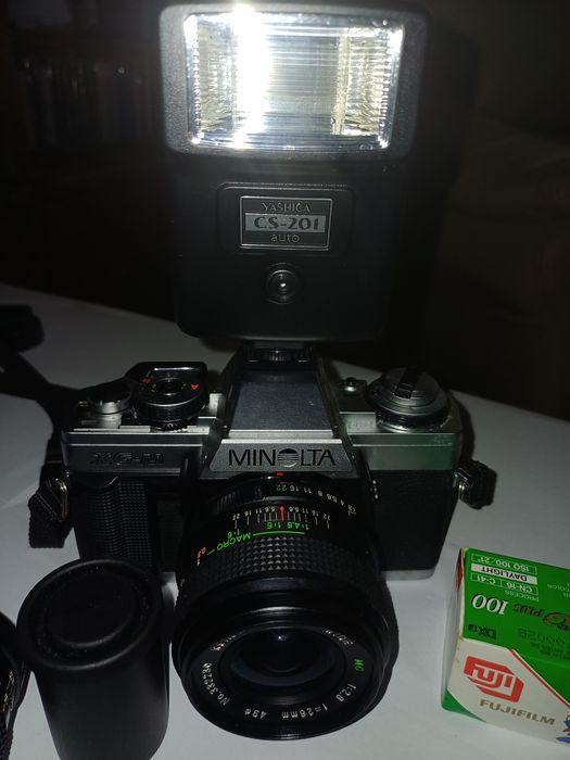 Máquina Fotográfica Antiga Minolta XG M