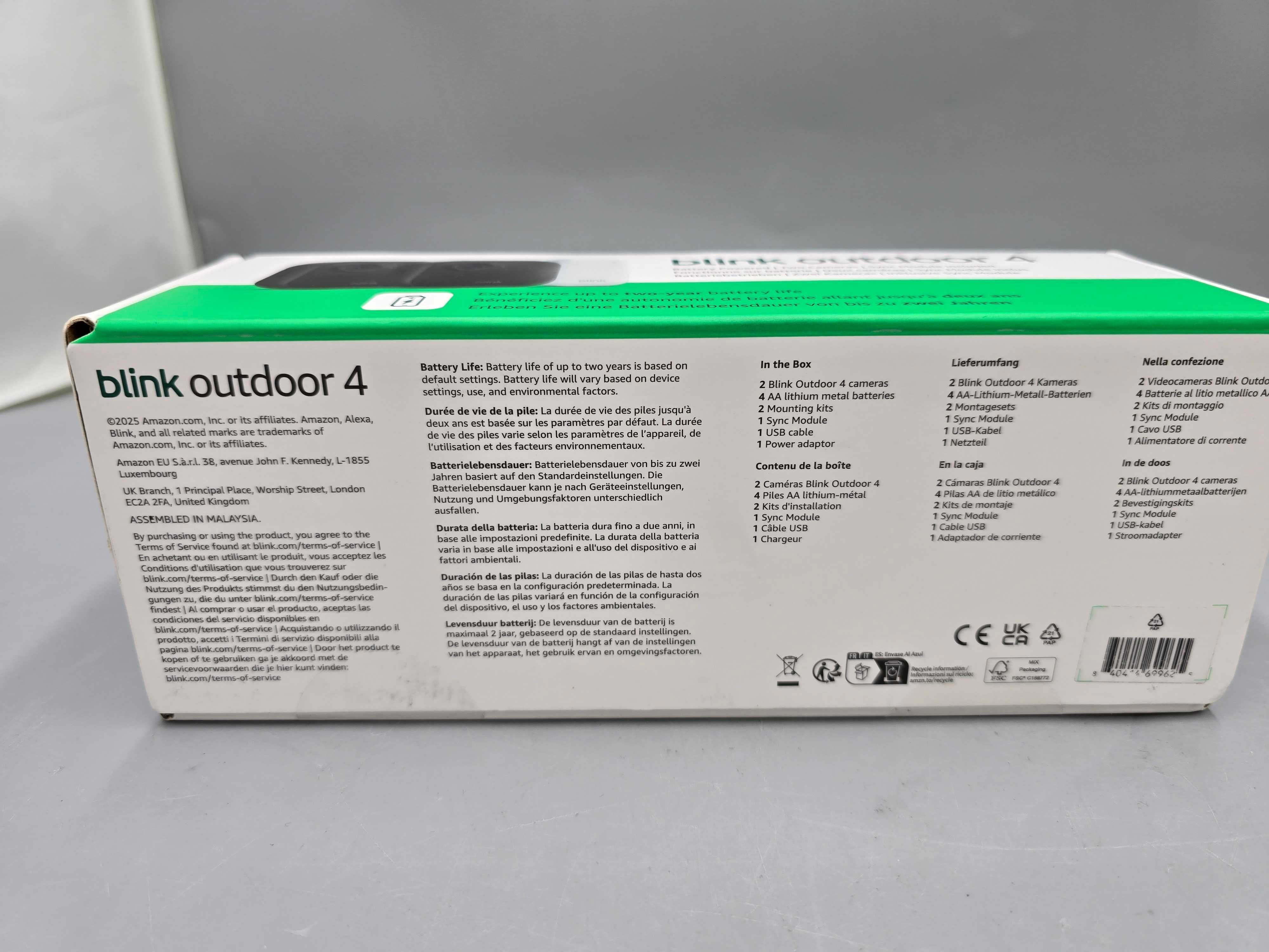 Kamera Zewnętrzna Blink Outdoor 4 2 Pack