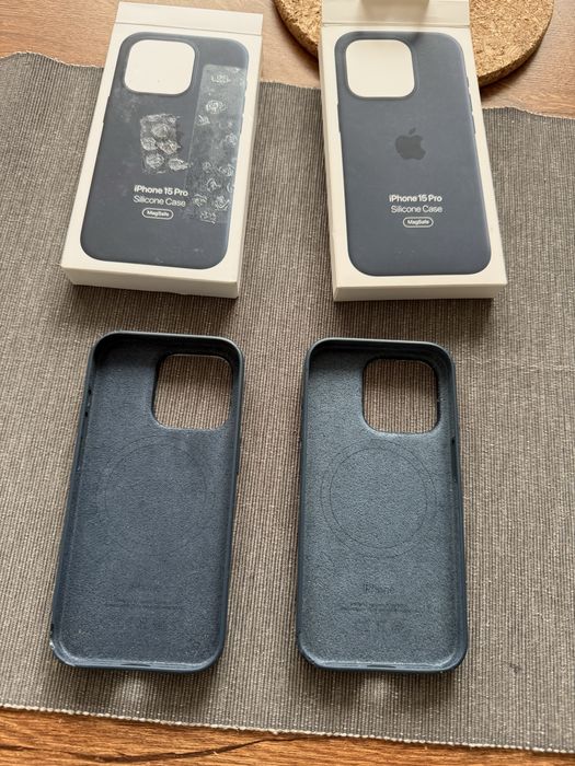 2x etui Apple Iphone 15 pro silicone magsafe