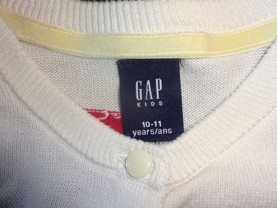 GAP KIDS 100% cotton sweter na guziki kardigan bluzka 10-11 lat