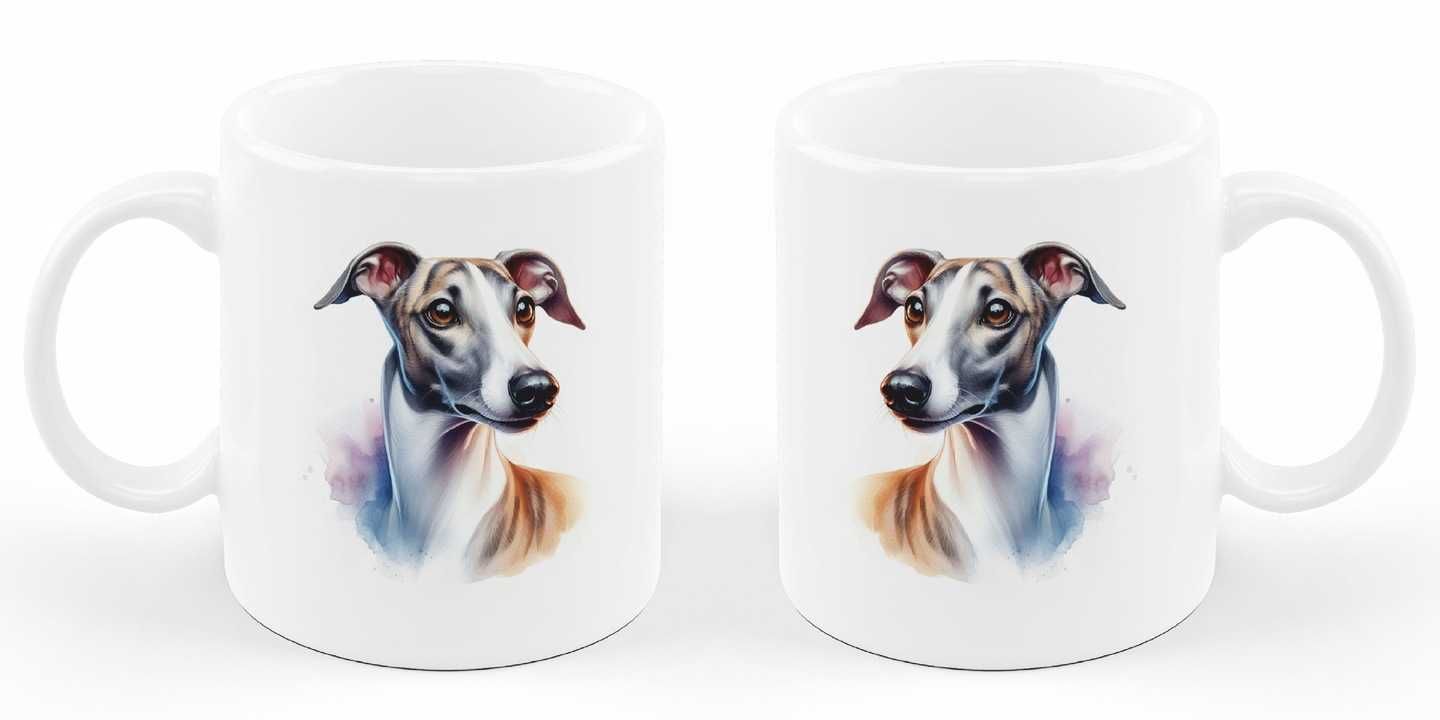 Kubek Pies Whippet ceramika 330 ml
