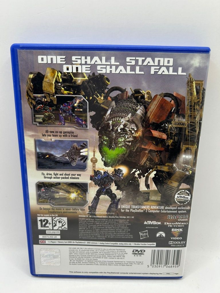 Transformers Revenge of The Fallen Ps2 nr 8611