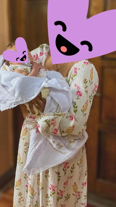 Ніжний family look для мами та донечки